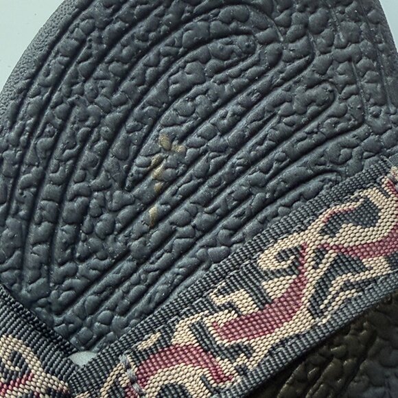 Teva Sz 10 Hiking Sandals Terradactyl Shock Pad Black & Multi Strap Adjustable - Picture 10 of 12